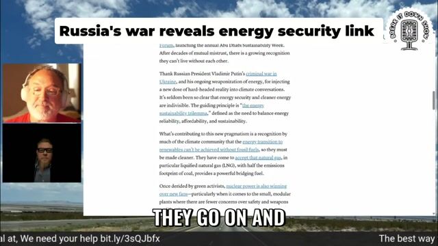 Putins War Fuels Climate Talk Energy Security Now Key