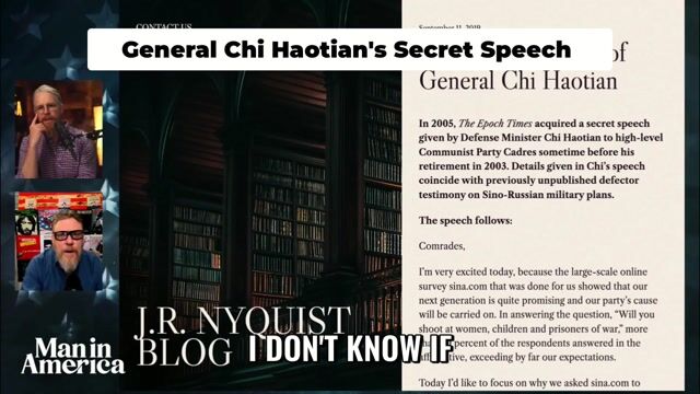 Chinas Secret Speech Colonizing America Exposed