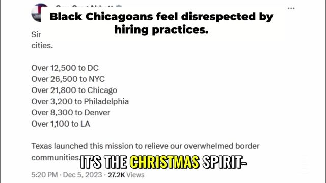 Abbotts Migrant Buses Ignite Race War In Chicago