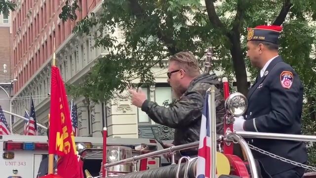 Spartan Pledge at NYC Veterans Day Parade